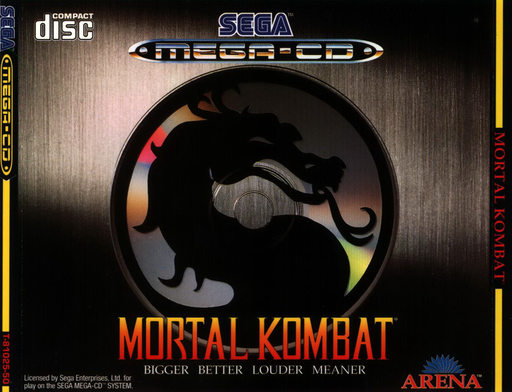 Mortal Kombat (Europe) Sega CD Game Cover